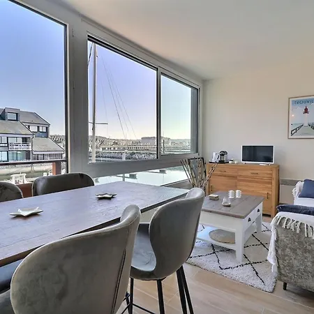 Sublime Apartment Facing The Port & Planches Deauville Exterior foto