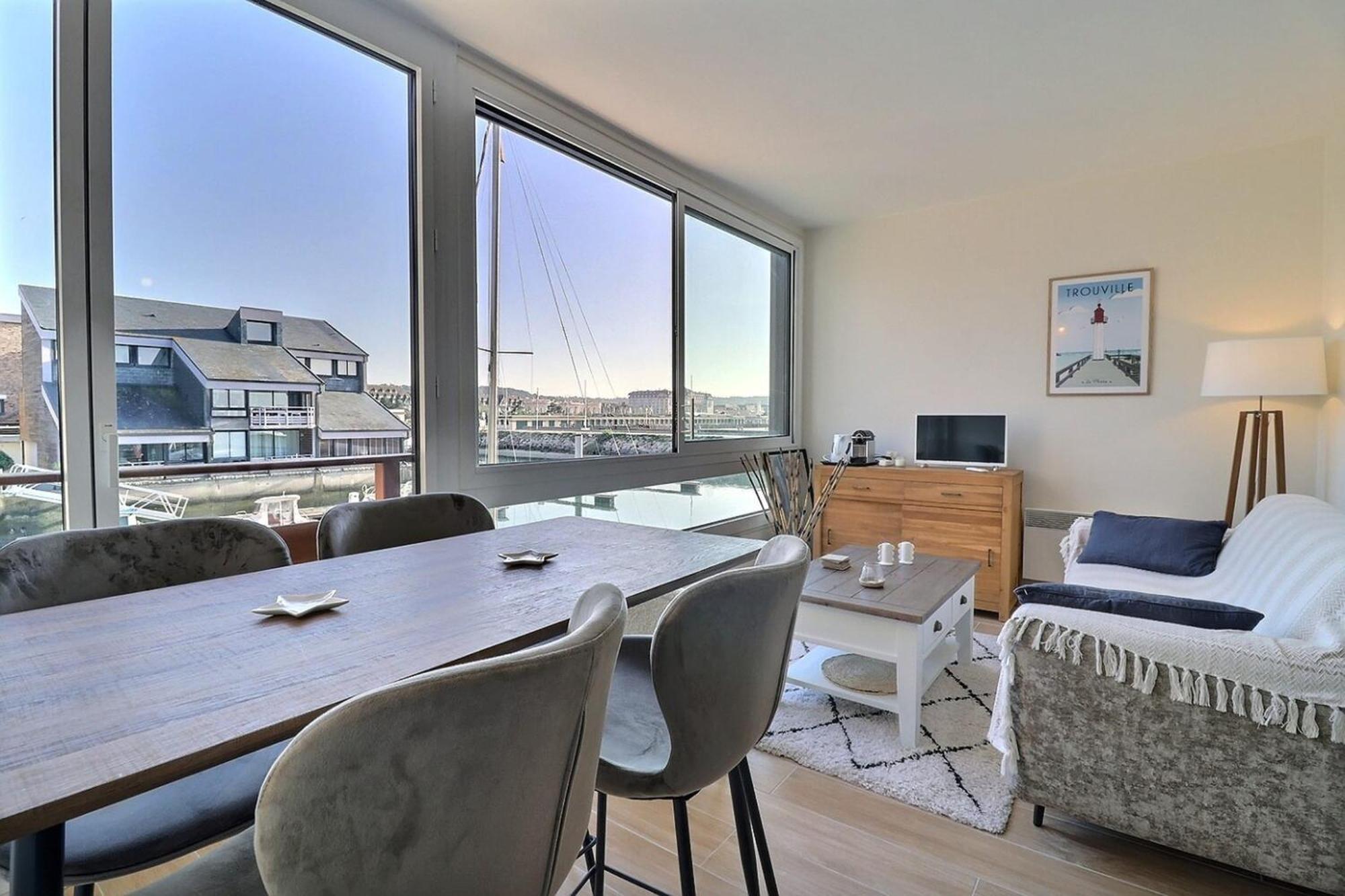 Sublime Facing The Port & Planches * Deauville